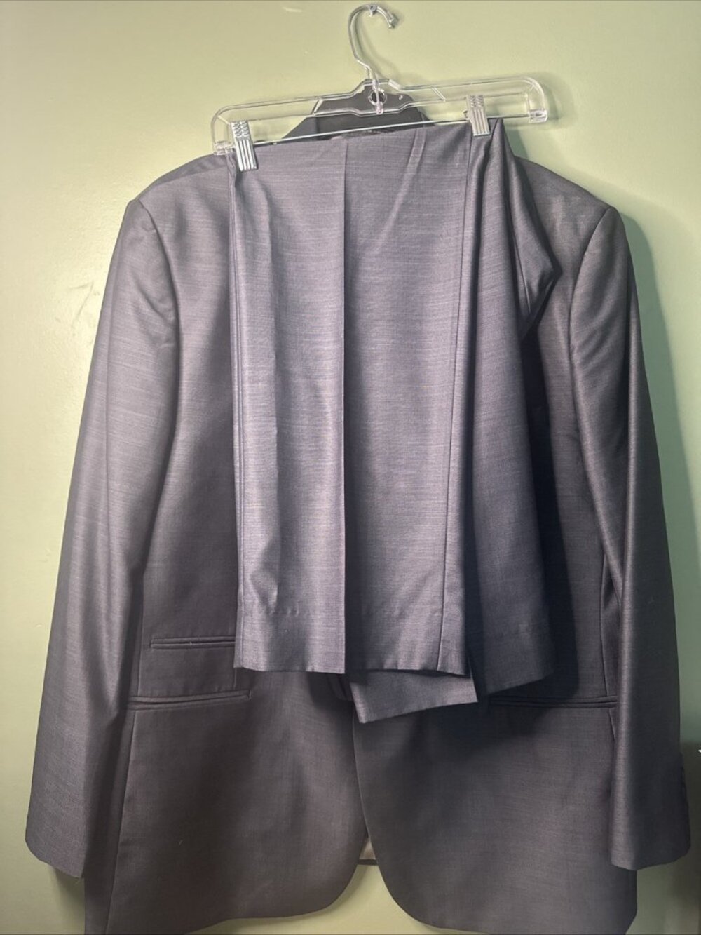 Steve Harvey Celebrity Edition Blue Suit Sport Coat Blazer 50R Pants 38x32 Mens